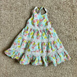 Girls' Flowy Tommy Bahama Floral Halter Dress I‎ Size 4T